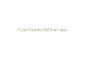 Pure Country Pet Boutique